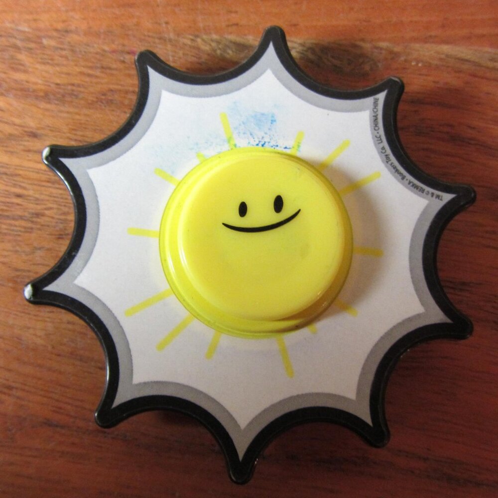 5 for $25 - Ryan’s World Mini figure fidget spinner sun (W5181)